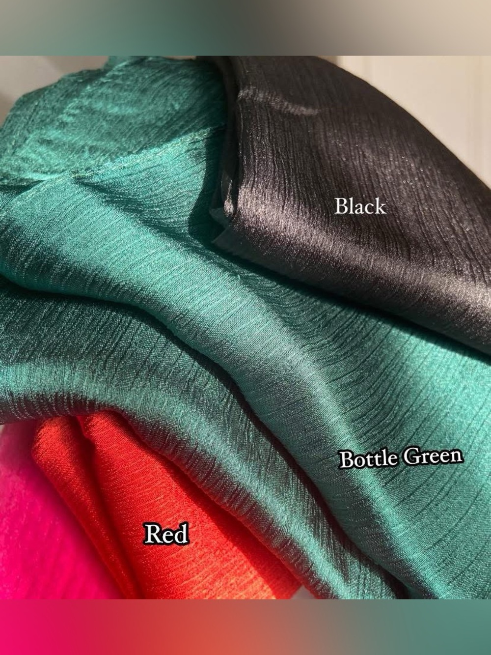 Luxury Satin Crepe Hijab 🧕